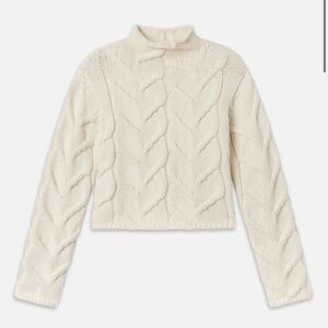 Frame Denim The Cable Funnel Sweater